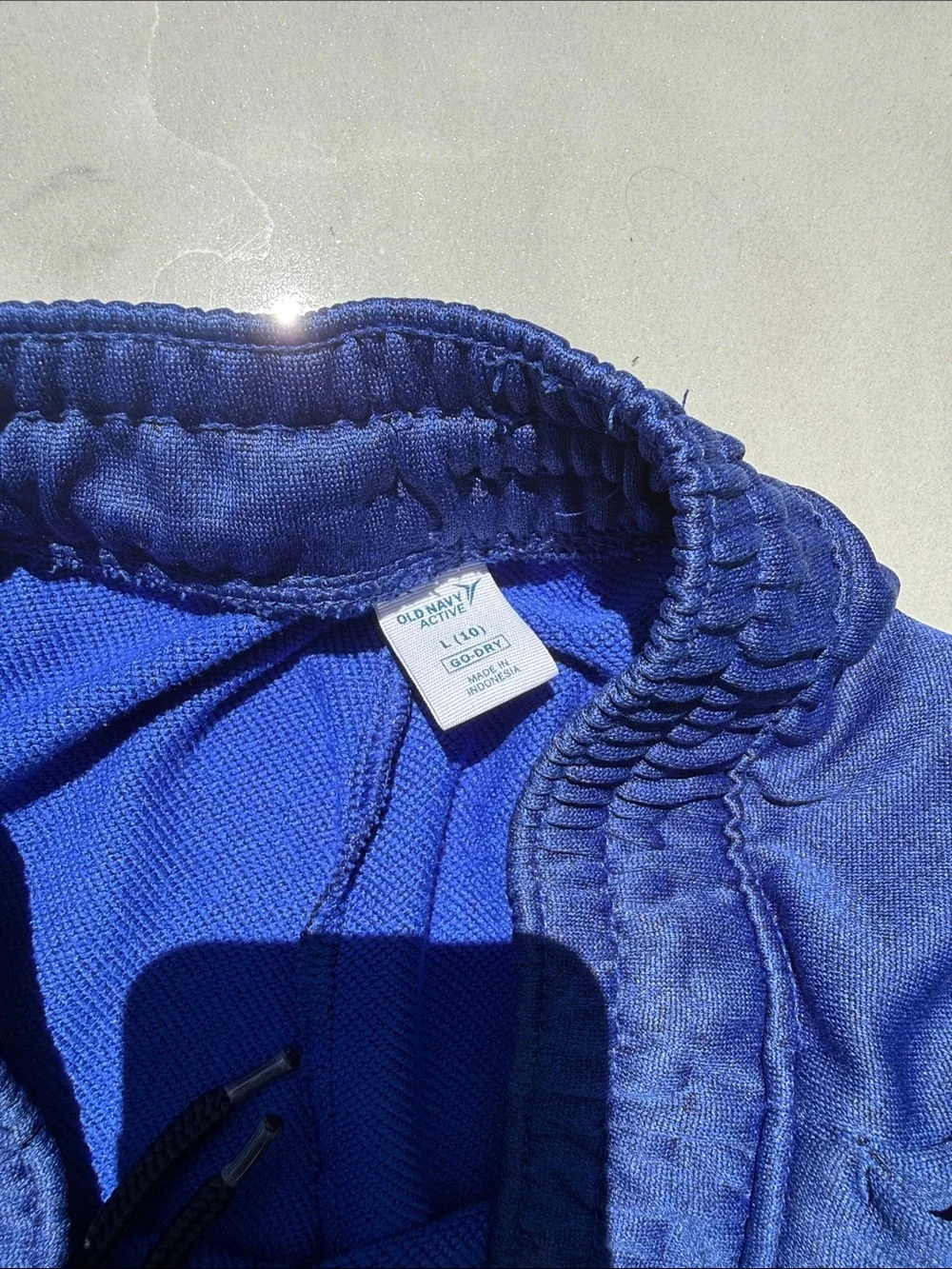 Youth Blue Cargo Pocket Shorts - Casual Athletic Style